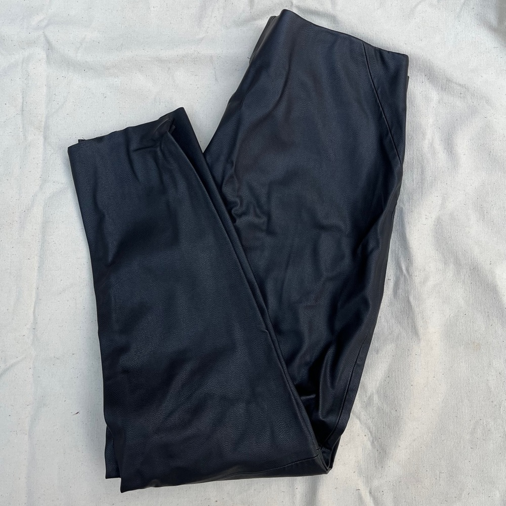 Zara faux leather leggings XXL